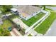 Aerial view of fenced backyard showing the perimeter and layout at 772 Whippoorwill Dr, Orlando, FL 32825