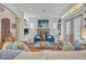 Bright and airy living room featuring custom built-ins, fireplace and comfortable seating at 922 N Pennsylvania Ave, Winter Park, FL 32789