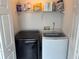 View of laundry room area including washer and dryer hookups at 11236 Rouse Run Cir, Orlando, FL 32817