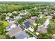 Aerial perspective capturing a home nestled within a community, showcasing the green landscape surrounding it at 1706 Terra Cota Ct, Orlando, FL 32825