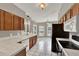 Functional kitchen featuring ample countertop space and black appliances at 1706 Terra Cota Ct, Orlando, FL 32825