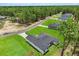 Aerial view of multiple new construction homes in a rural neighborhood at 17465 Sw 41St Cir, Ocala, FL 34473