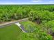 Aerial view of home surrounded by dense trees, showcasing the property's privacy at 17501 Sw 41St Cir, Ocala, FL 34473