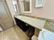 Well-appointed bathroom features a granite countertop at 2051 Sandy Garden Ln, Winter Garden, FL 34787