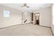 Inviting loft space featuring soft carpeting and access to a well-appointed bathroom at 2051 Sandy Garden Ln, Winter Garden, FL 34787