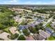 Stunning aerial view of a residential neighborhood with lush greenery and well-maintained homes at 2418 Ridgemooor Dr, Orlando, FL 32828