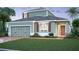 Inviting two-story home featuring a two-car garage and manicured lawn at 2676 Bittern Bnd, St Cloud, FL 34773