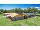 Aerial view of property showing the house, pool and surrounding acreage at 4160 Packard Avenue, St Cloud, FL 34772