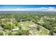 Areal view displaying homes on large lots with many trees, giving a sense of privacy at 4160 Packard Avenue, St Cloud, FL 34772