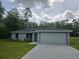 Beautiful single-story home with a two-car garage, green lawn, and well-maintained landscaping at 4325 Sw 157Th Ter, Ocala, FL 34481