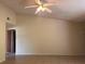 Spacious living room featuring tile flooring and a ceiling fan at 1050 Reading Ct, Winter Park, FL 32792