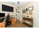 Office space with desk, computer, printer and television at 1078 Aaron Dr, Deltona, FL 32725