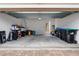 Spacious two-car garage with ample room for storage and easy access to the home at 11054 Hanlon Terrace Aly, Winter Garden, FL 34787