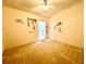 Cozy bedroom with plush carpeting, natural light, and playful decorative animal wall decals at 1672 Canoe Creek Rd, Oviedo, FL 32766