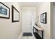 Welcoming entryway with light walls, a console table, and stylish decor at 2409 Martins Run, Tavares, FL 32778