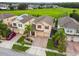 Charming homes with well-manicured lawns, beautiful landscaping, and convenient two-car garages at 2777 Monticello Way, Kissimmee, FL 34741