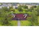 Aerial view of a community playground featuring slides and playground equipment at 2777 Monticello Way, Kissimmee, FL 34741