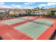 Up close view of the community tennis courts and the surrounding amenities at 3578 Cortland Dr, Davenport, FL 33837