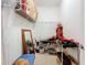 Walk in closet with wire shelving and carpet floor providing ample storage space at 3744 Quaint Ln, Clermont, FL 34711