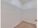 Empty walk-in closet space with carpeted flooring and shelving at 5500 Metrowest Blvd # 203, Orlando, FL 32811