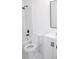 Bright bathroom featuring a tub and shower combination and a modern vanity at 6849 Palomino Dr, Lakeland, FL 33811