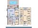 Detailed floor plan showcases the layout of the two-story home and its various rooms and features at 8801 Macapa Dr, Kissimmee, FL 34747