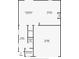 A first-floor floor plan, highlighting the foyer, living room, kitchen, bathroom, and garage spaces at 1303 Congo Ct, Kissimmee, FL 34759