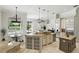Well-lit kitchen featuring an island, stainless steel appliances, and an open view to the dining and living areas at 1425 Dunbrooke Loop, Longwood, FL 32779
