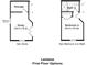 First floor options show a study and bedroom with attached bath plus storage at 15095 Grove Lake Dr, Winter Garden, FL 34787