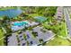 Enjoy the pool, clubhouse, and tennis courts at this community at 1596 Contentment Loop, Kissimmee, FL 34744