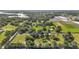 Extensive land outlined in blue, encompassing a beautiful home and plenty of natural landscape at 17952 Lookout Hill Rd, Winter Garden, FL 34787