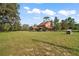 Aerial view of home on flat, expansive lot at 17952 Lookout Hill Rd, Winter Garden, FL 34787