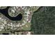 Aerial view of the house in a community near a pond and playground at 2543 Chapala Dr, Kissimmee, FL 34746