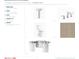 Powder bath components include pedestal sink, faucet, toilet, lighting, and LVP flooring at 2547 Long Pine Ave, Apopka, FL 32712
