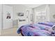 Charming bedroom with twin beds, TV, dresser and an 'Elsa' themed decor at 2630 Sunrise Shores Dr, Kissimmee, FL 34747