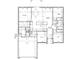 Detailed floor plan showcasing the layout of the home, including room dimensions at 313 Bass Ct, Kissimmee, FL 34759