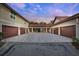Expansive garages with multiple bays and a connecting breezeway, offering ample parking and storage space at 3461 Michigan St, Lake Mary, FL 32746