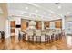 Spacious open concept kitchen with a large island and barstool seating at 3461 Michigan St, Lake Mary, FL 32746