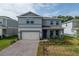 Charming two-story home featuring a two-car garage, covered porch, and well-maintained landscaping at 4007 Meandering Bay Dr, Apopka, FL 32712