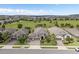Aerial view of a residential area featuring single-Gathering homes, manicured lawns and a great neighborhood at 1212 Zeek Ridge St, Clermont, FL 34715