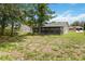 Spacious backyard featuring a screened-in porch, perfect for outdoor dining and relaxation at 1591 Pendleton St, Deltona, FL 32725