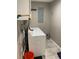 Utility room with washer, dryer, and storage space at 170 N Fairfax Ave, Winter Springs, FL 32708