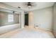 Carpeted bedroom with ceiling fan, recessed lighting, window, and closet at 1840 Orange View Ct, Kissimmee, FL 34746