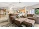 Open-concept living space flowing into the kitchen, perfect for modern living and entertaining at 2142 Woodbridge Rd, Longwood, FL 32779