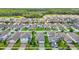 Community aerial view featuring well-maintained homes and lush landscaping, in a Gathering-friendly neighborhood at 29783 Anahid Dr, Leesburg, FL 34748
