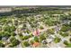 Picturesque aerial view of a neighborhood, surrounded by lush greenery and mature trees, offering a serene residential setting at 325 Little Aspen Ct, Ocoee, FL 34761