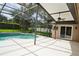 Screened-in pool area featuring a lovely pool, ceiling fan, neutral colored patio, and access to the home's interior at 687 N Endeavour Dr, Winter Springs, FL 32708