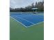 Enjoy a community tennis court perfect for friendly competition and exercise on this blue and green court at 8495 Lake Amhurst Trl, Orlando, FL 32829