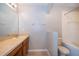 Bathroom featuring a vanity and a shower over tub at 9140 Grey Moss Dr, Orlando, FL 32832