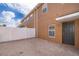 Private patio with pavers and fence at 9140 Grey Moss Dr, Orlando, FL 32832